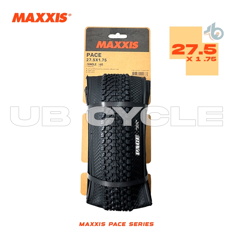 Ban Luar Sepeda 27.5 x 1.75 MAXXIS PACE Kevlar 60 TPI Casing