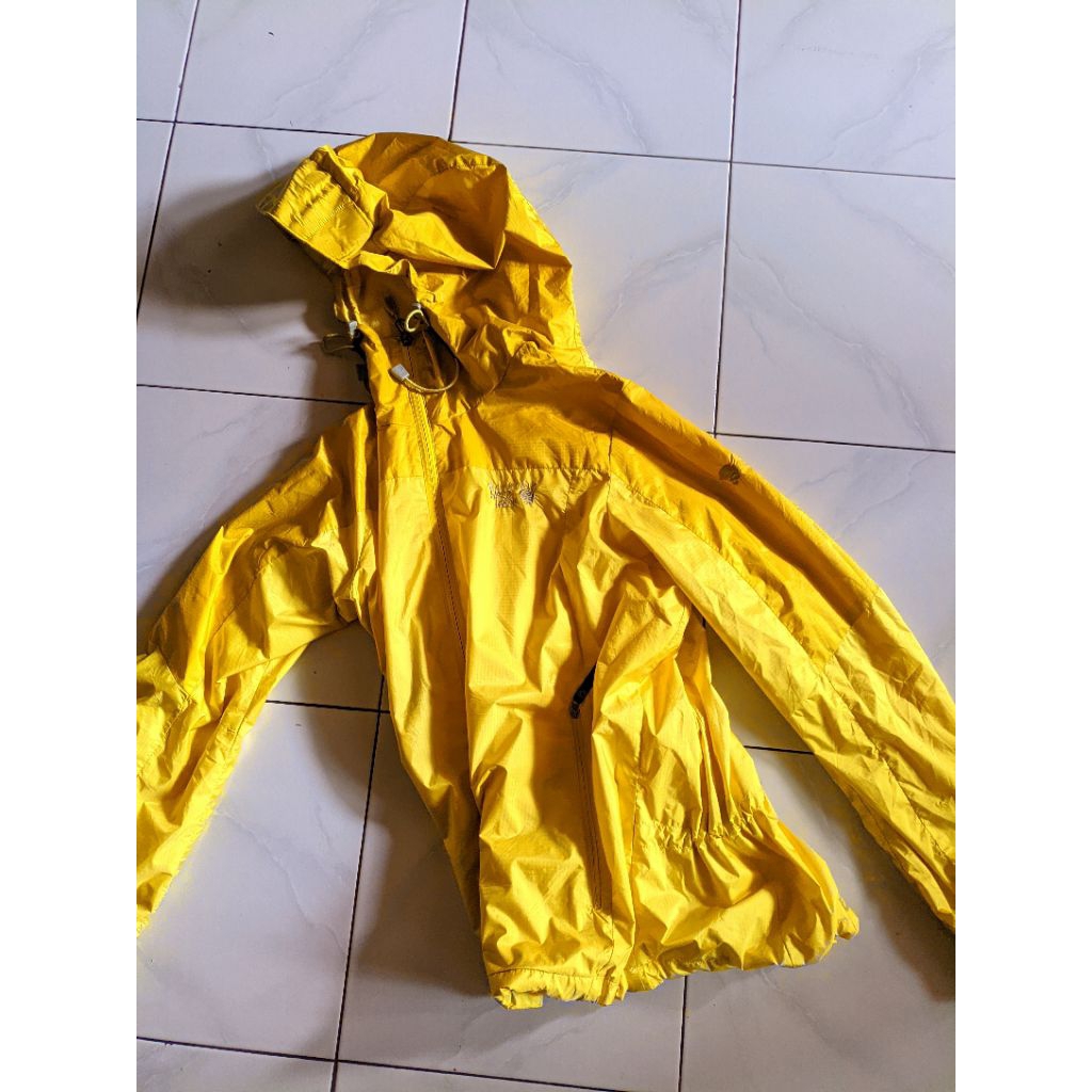 Jaket Windbreaker Outdoor Gunung MHW Kuning