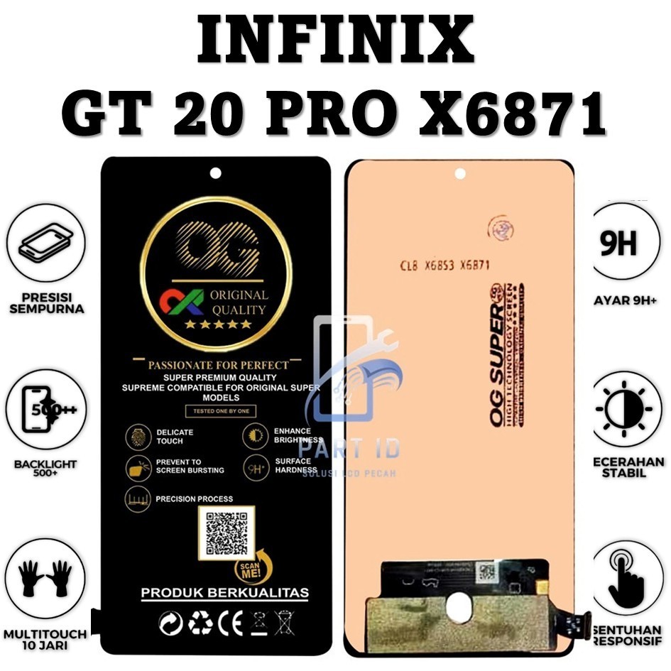 LCD TOUCHSCREEN INFINIX GT 20 PRO X6871 ORIGINAL