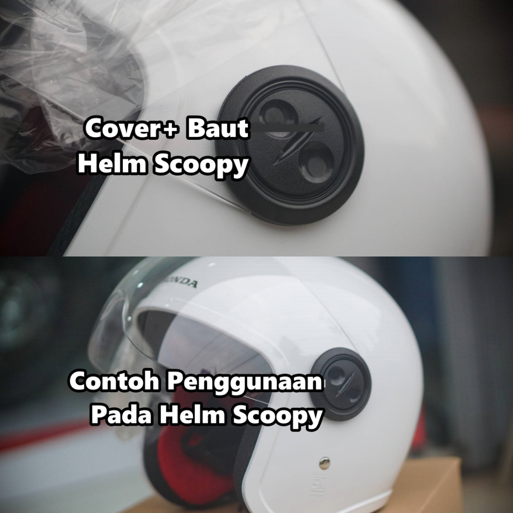 Baut Helm SCOOPY Cover Pengunci Kaca Helm