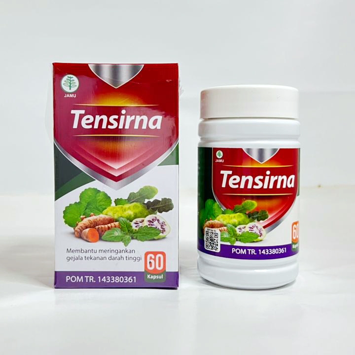 Kapsul TENSIRNA - Tensirna Solusi Hipertensi Dan Tekanan Darah Tinggi Herbal