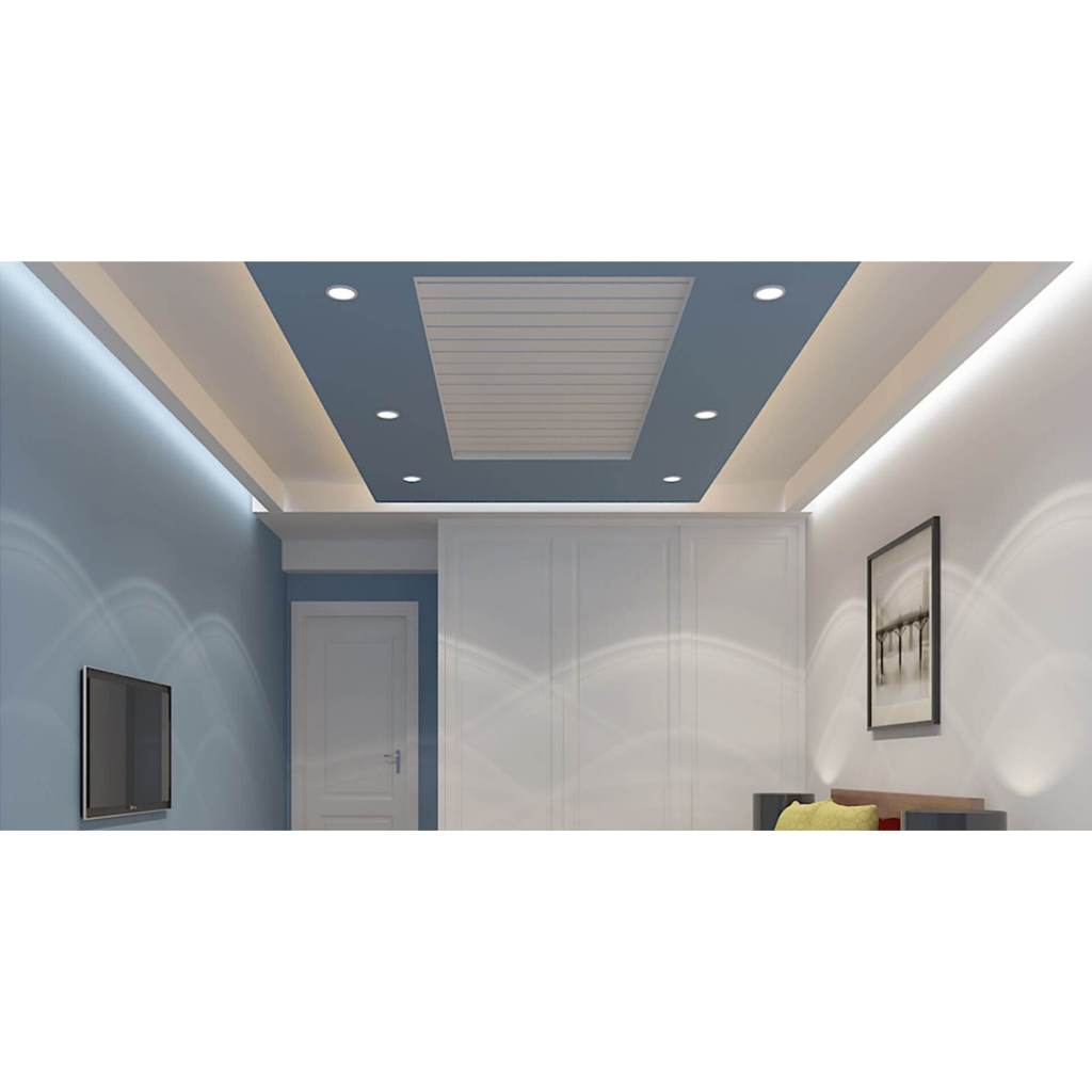 Lis PVC Plafon – Drop, Tutup, Sambung Motif Kayu & Putih Modern Minimalis