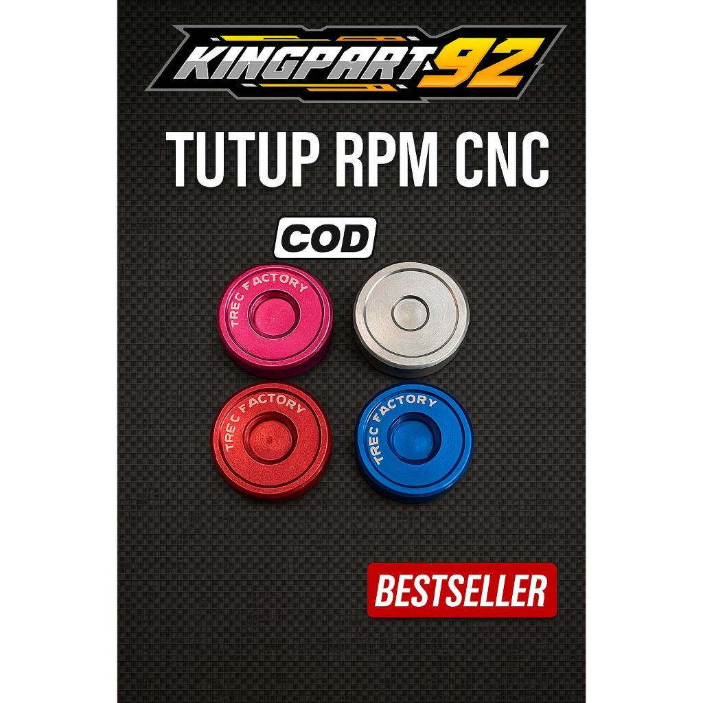 COVER TUTUP RPM TUTUP KABEL RPM RXKING RXK RX KING ALUMUNIUM T6 CNC  ORIGINAL 2TC FACTORY