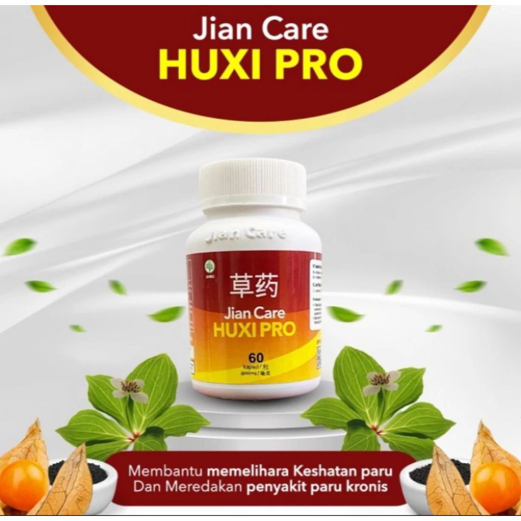 Jian Care Huxi Pro Herbal China Bpom Solusi Ampuh Atasi Batuk Berdahak TBC Original Manjur