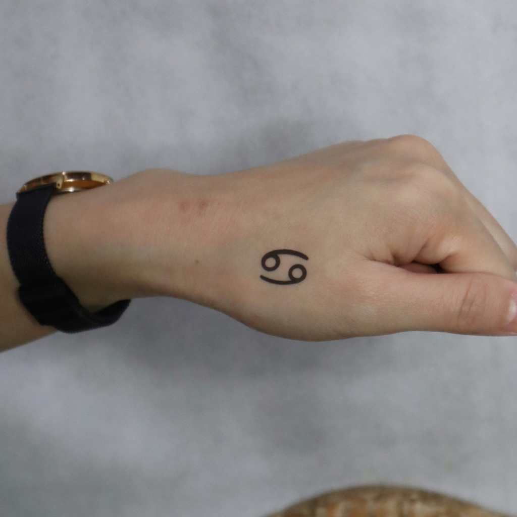 [PRODUK LOKAL] TATO TEMPORER CANCER | ZODIAC TATO | HOROSCOPE TATTOO | ZODIAC SIGN TATTOO | LAMBANG 