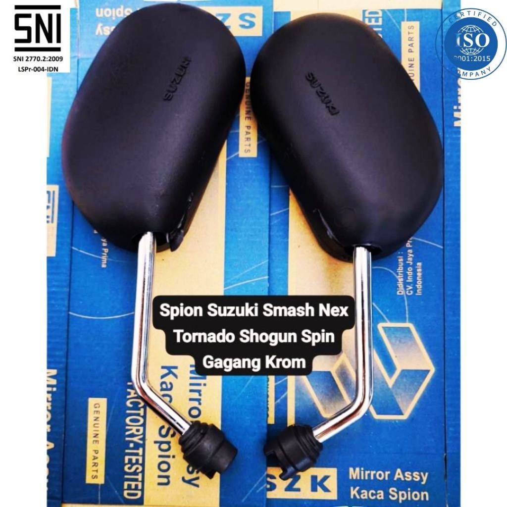 Kaca Spion Motor Smash Nex Titan Sky Drive Shogun Lama 110 Spion SNI ISO [gmsparts]