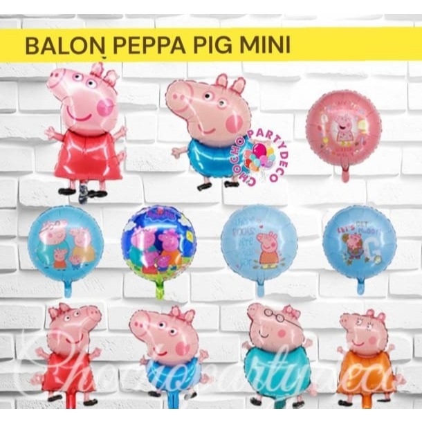 Balon PEPPA PIG MINI / Balon George Pig