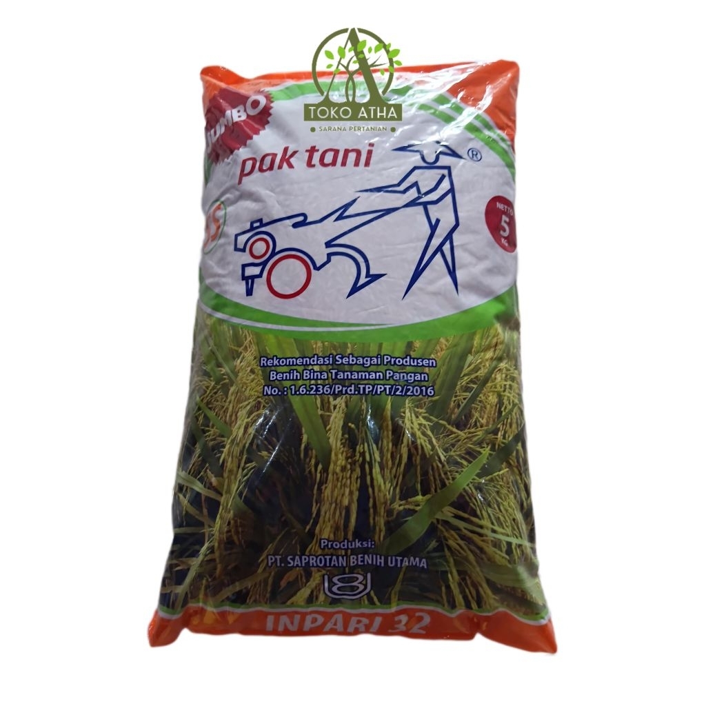 Benih Padi Inpari 32 Jumbo Pak Tani 5kg