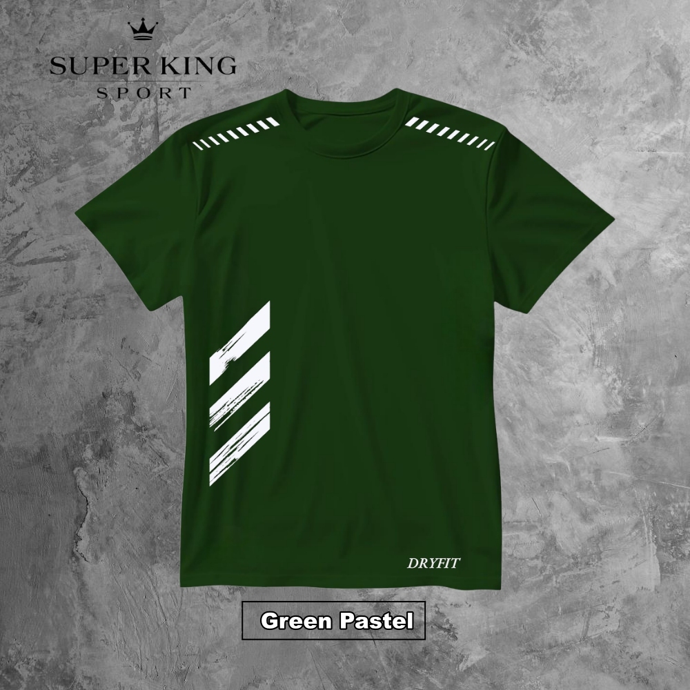 Kaos olahraga dryfit Kaos training polos Kaos sport lengan pendek Baju olahraga dryfit Kaos gym fitn