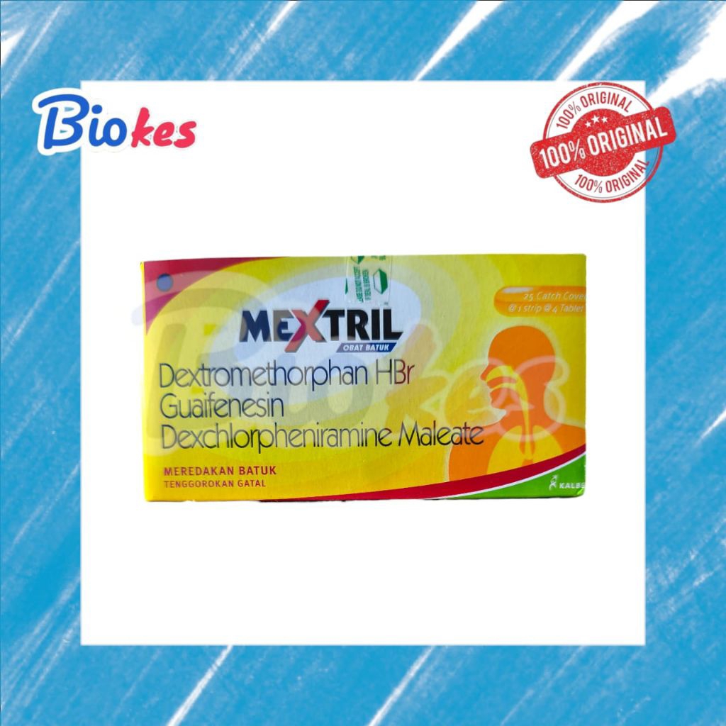 MEXTRIL TABLET PERSTRIP meredakan gejala flu dan batuk