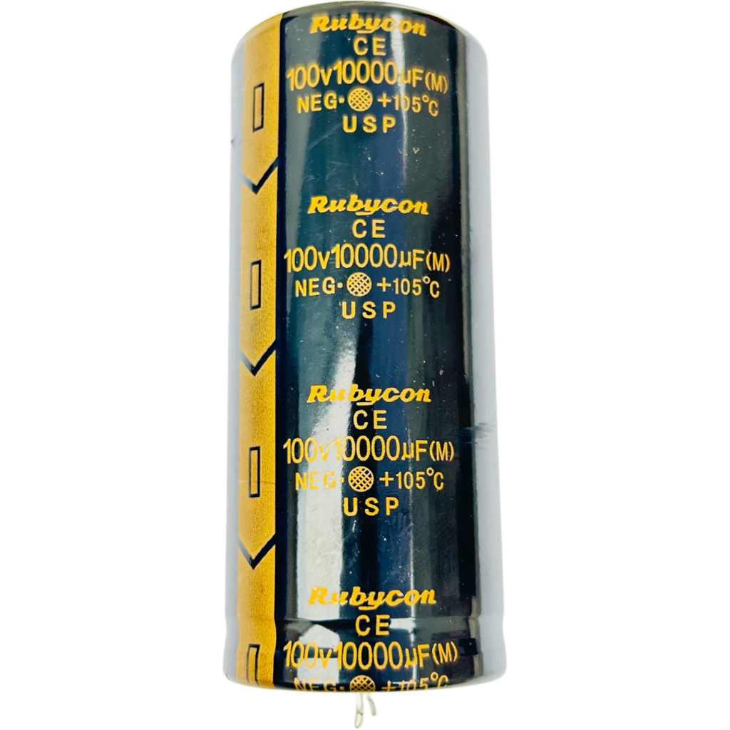 Elco Rubycon 100v 10000uF HITAM kapasitor rubycon hitam 100v 10000uF Elco Original