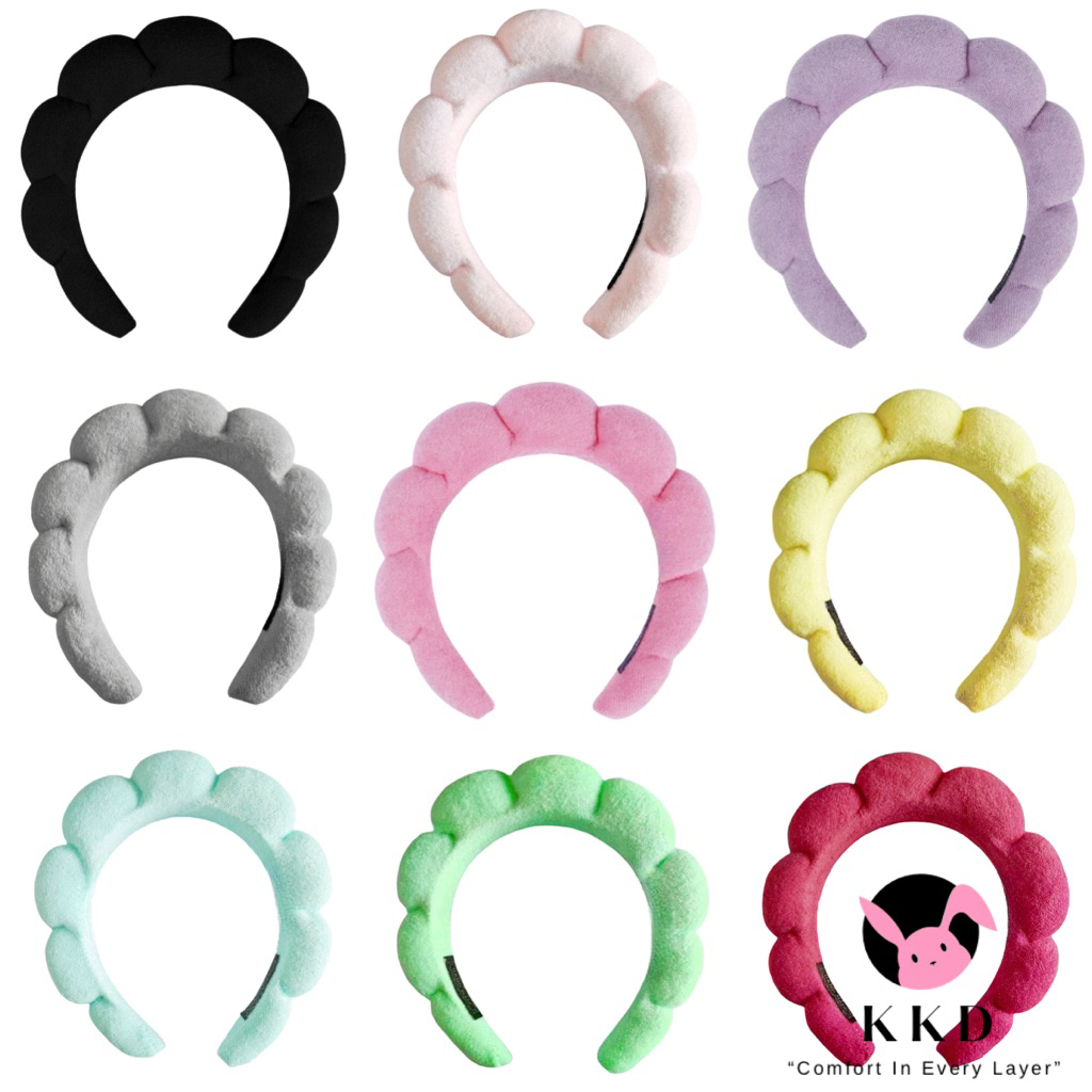 KKD Bando Bantal Kembung Cloud Headband – Headband Empuk Skincare & Makeup JR271