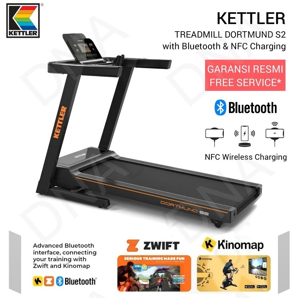 Treadmill Elektrik KETTLER Dortmund S2 (Bluetooth & NFC) - ORIGINAL