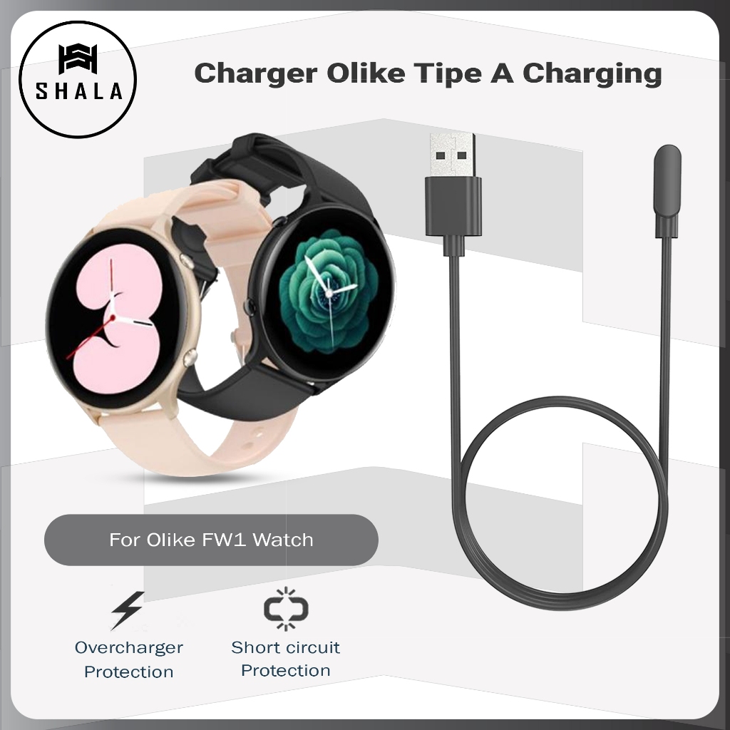 Kabel Charger Olike FW1 Smartwatch Tipe A Charging