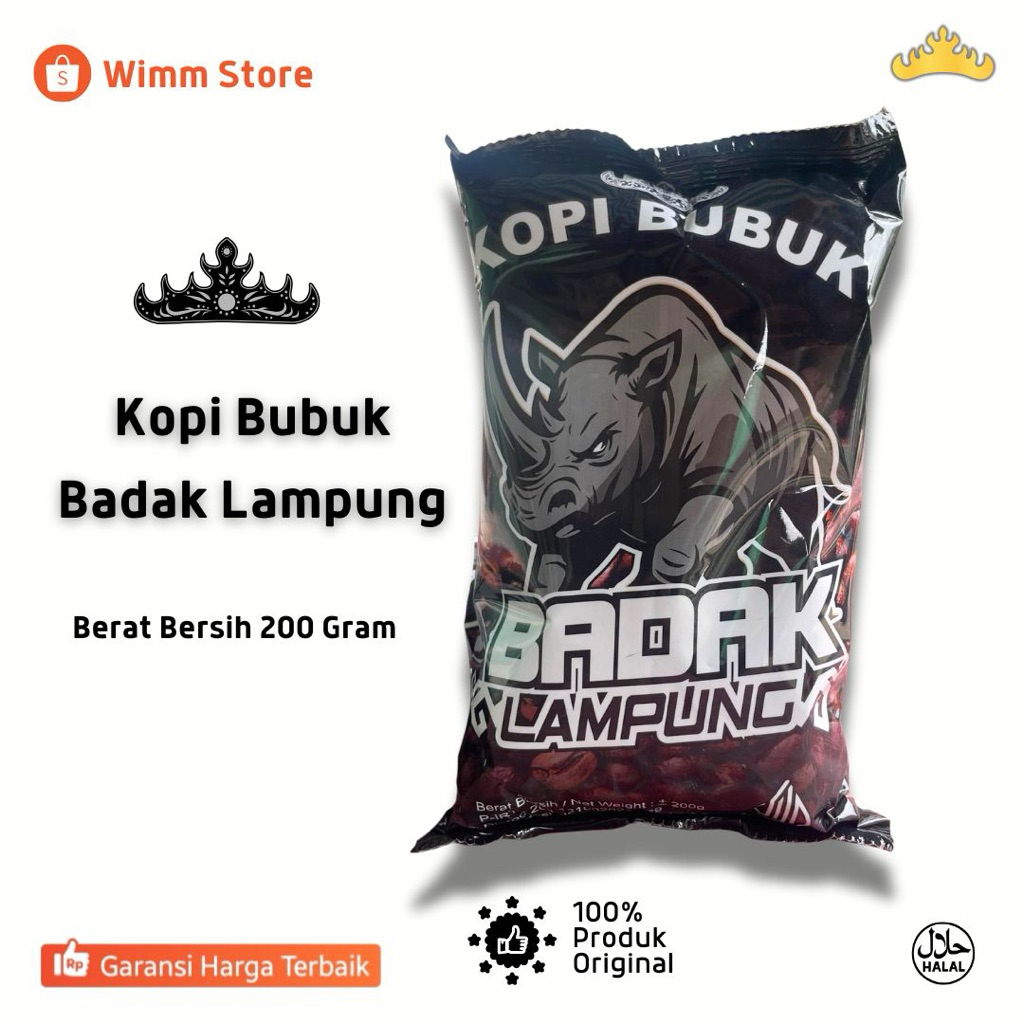 Kopi Bubuk Badak Lampung - Kopi Lampung 200gr
