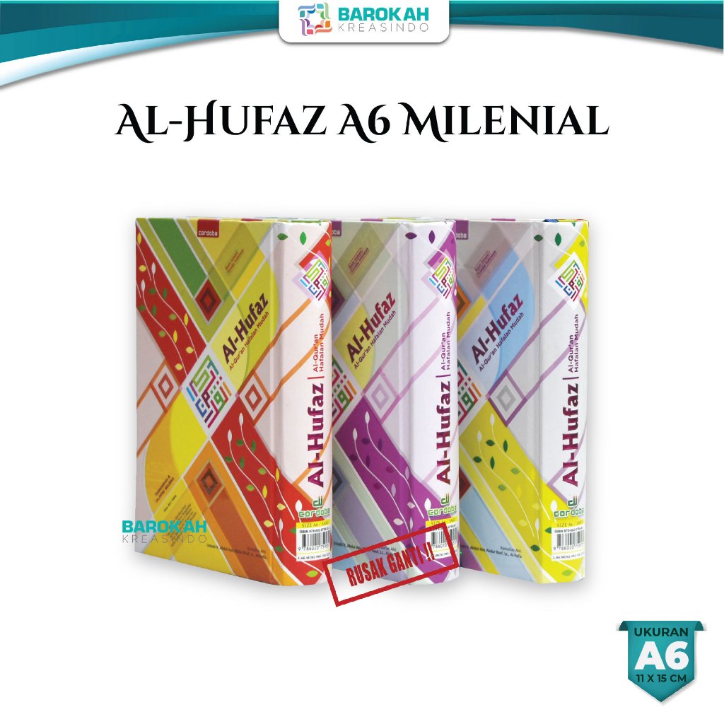 Al Quran Terjemah Tajwid Al Hufaz Millenial Alquran Kecil Saku Mini A6 Quran Hafalan Warna Cordoba
