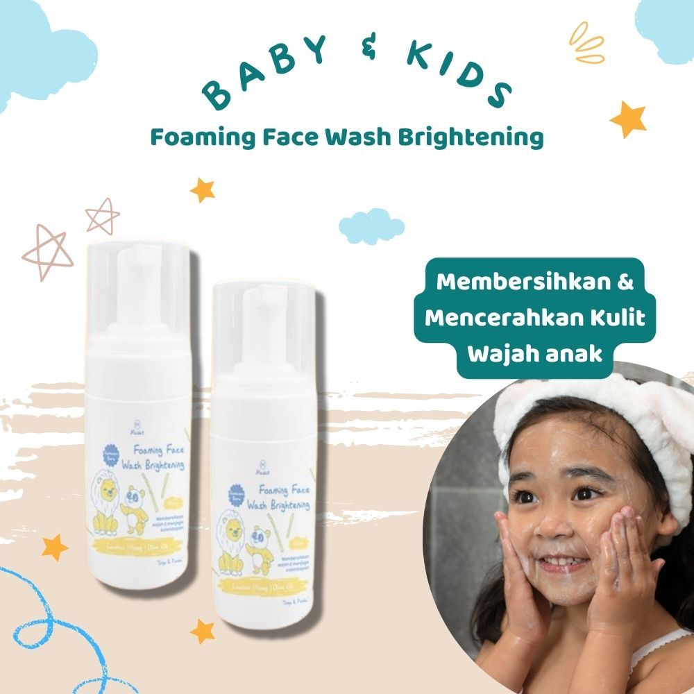 Sabun Cuci Muka Wajah Anak Bayi Sehat Mencerahkan Kulit Kids & Baby Facial Foam