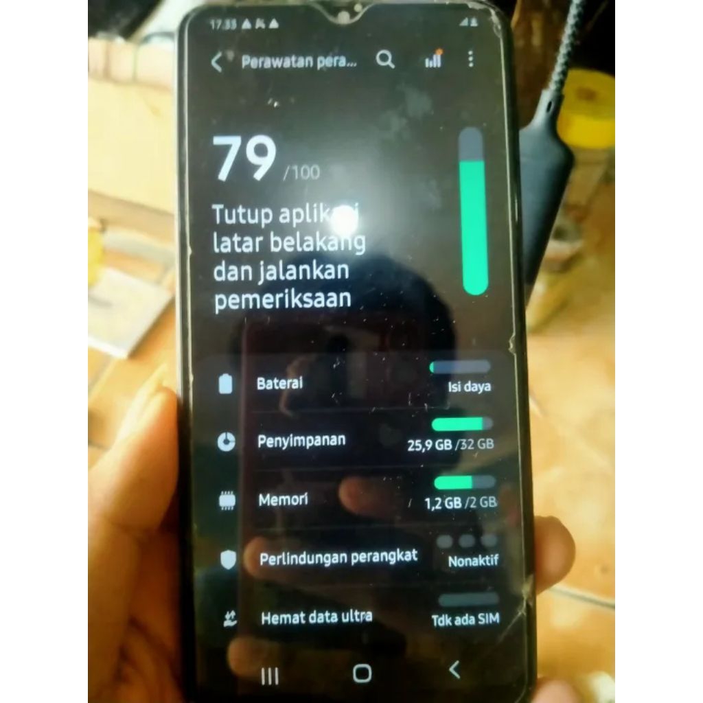 Lcd Tc Hp Samsung A10 M10 Kondisi Tc retak sentuh normal OK
