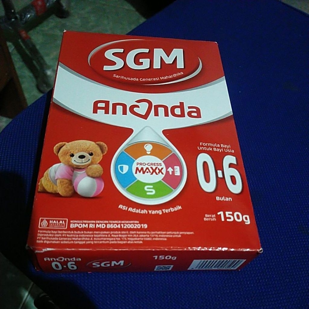 susu formula SGM 0-6 bulan