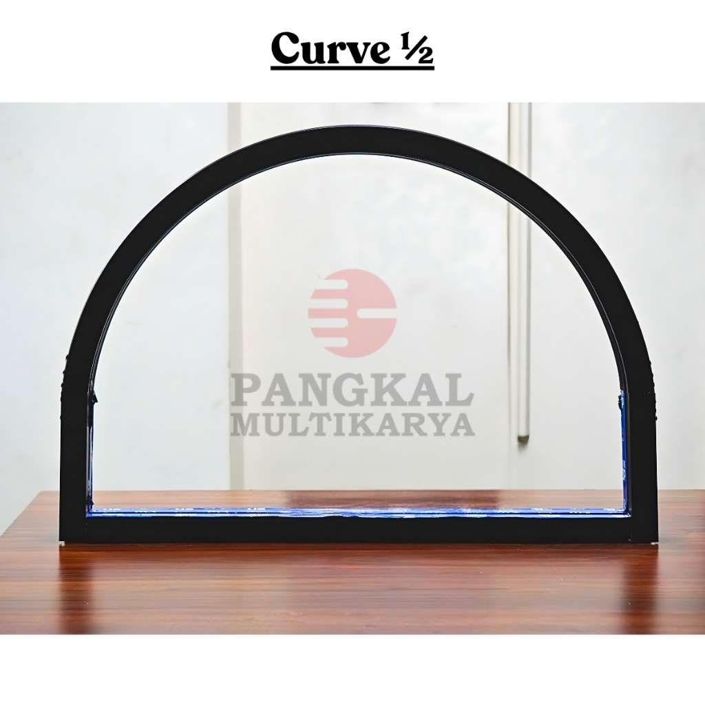 Kusen Jendela Aluminium (SF Bar Series) by YKK AP - Curve 1/2 Lingkaran