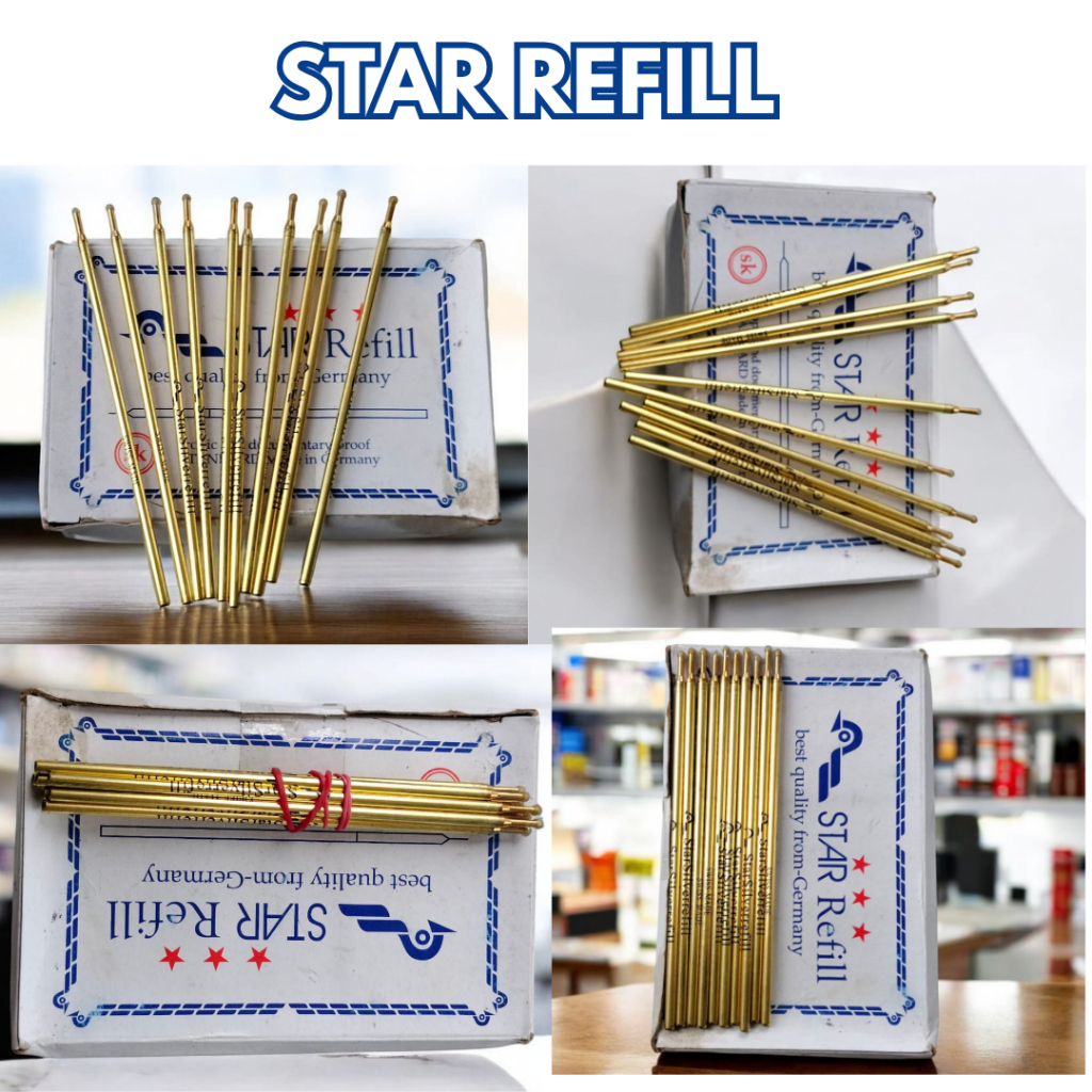 SILVER pen star refill kualitas terbaik.