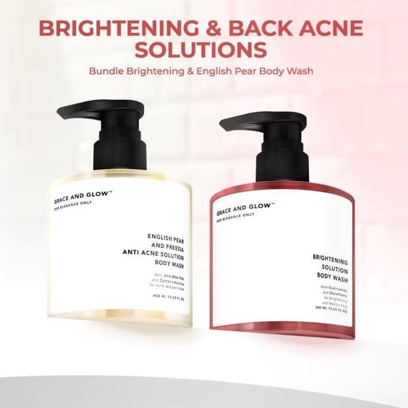 Grace and Glow Sabun Mandi Cair Grace and Glow Brightening Solution Sabun Mandi