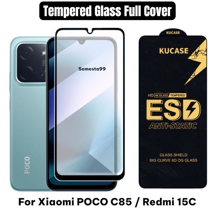 STATIC ESD+ Tempered Glass Xiaomi POCO C85 F7 5G F7Pro C71 X7Pro M7 Pro C75 F6 F6Pro X6 X6Pro M6 M6P