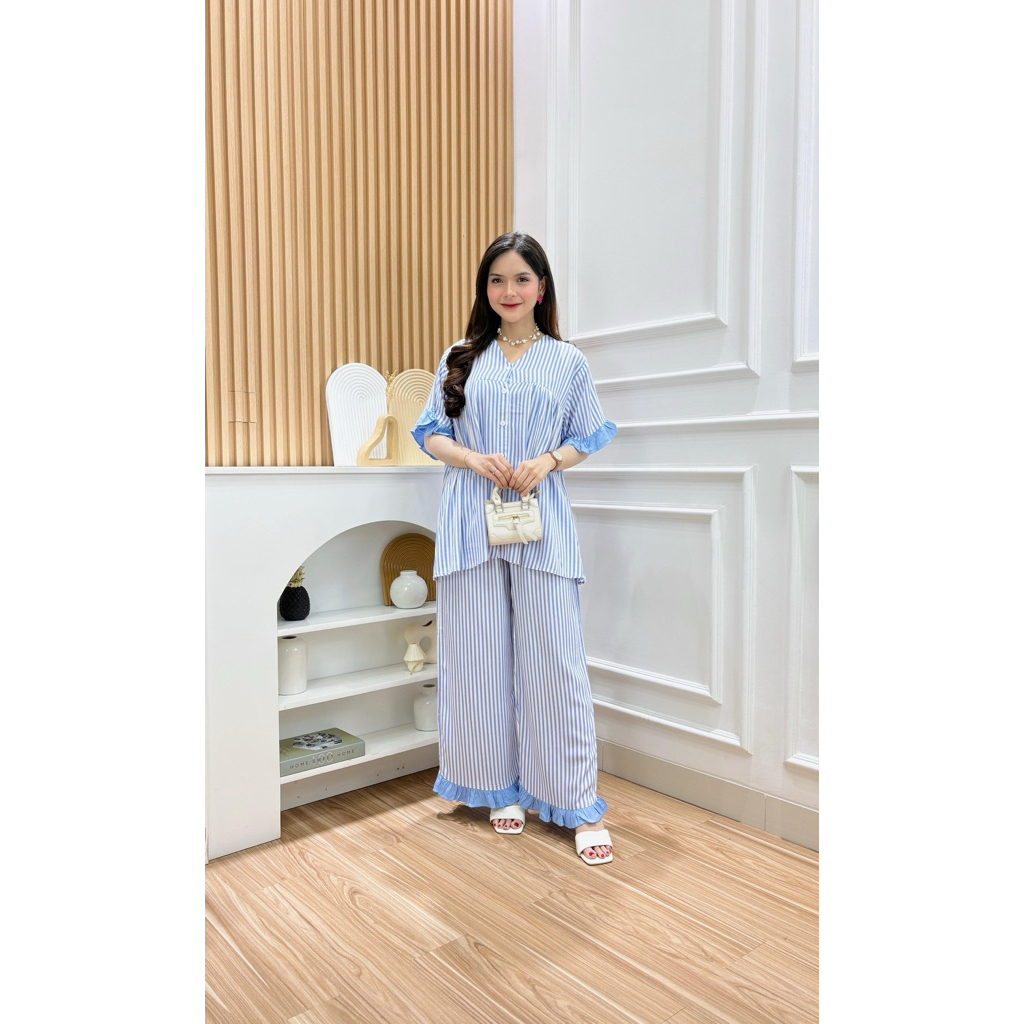 lolita set | reyna set | piyama jumbo | oneset | baju tidur by kanaya | setcel | setelan celana rayo