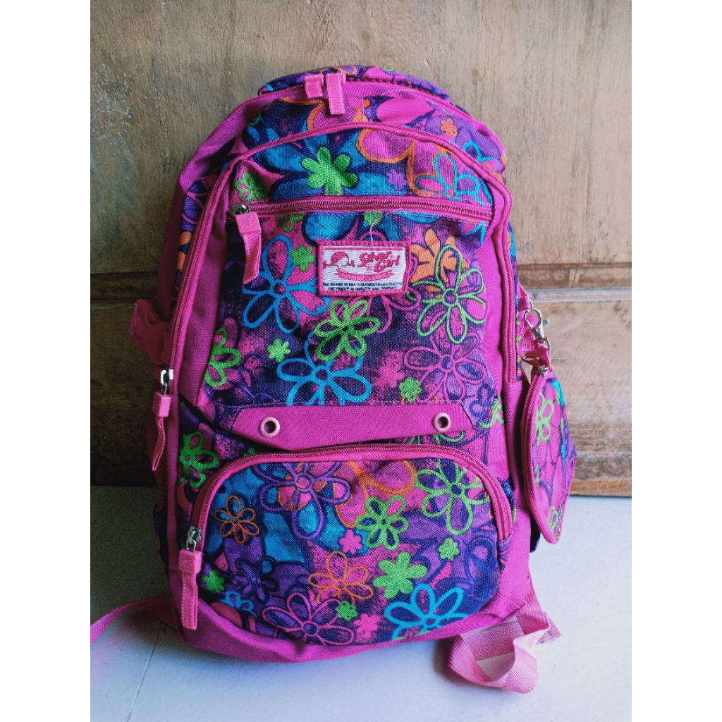 Tas ransel alto anak perempuan TK,SD, SMP,SMA, alto silver girl original