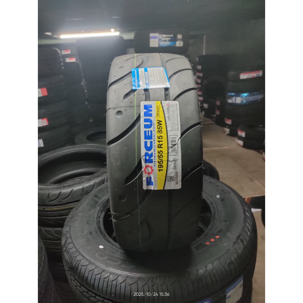 Forceum EXP SPORT Ukuran 195/55 R15 - Ban Mobil Semi Slick Balap Race Drift Saloom
