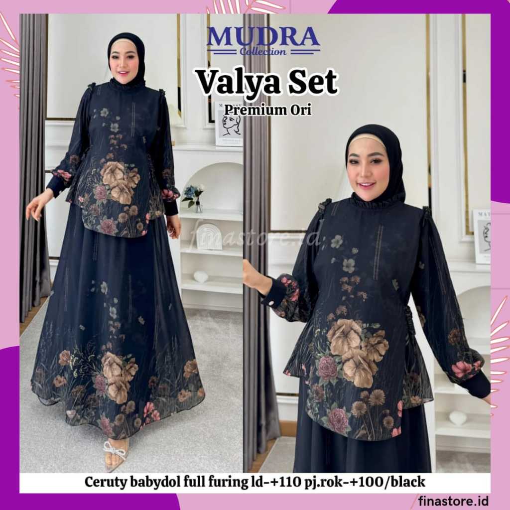 Mudra Hijab / Gamis Terbaru / Gamis Wanita / Gamis Premium / Gamis Pesta / One Set / Setelan / Karmi