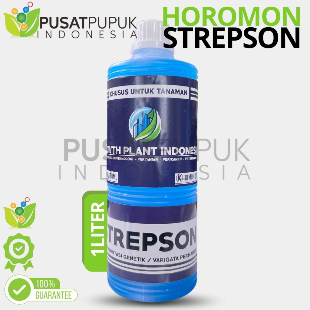 STREPSON 1Liter Formula Hormon Mutasi Genetik Penumbuh Variegata Tanaman