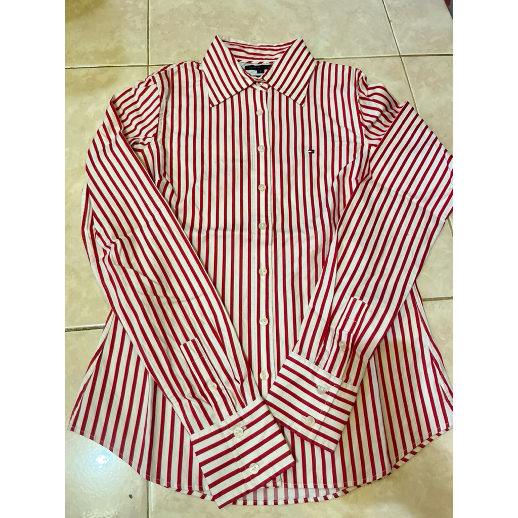 kemeja wanita Tommy Hilfiger