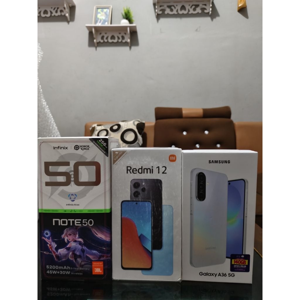 seken samsung A36,infinix note 50,Redmi 12