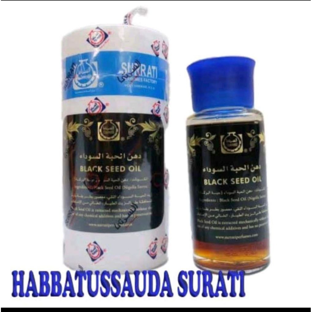 Surrati Black Seed Oil Asli 100ml – Minyak Habbatussauda Murni dari Arab Saudi