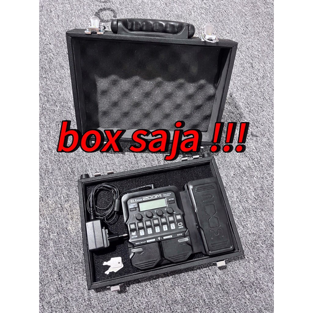 hardcase efek gitar zoom g1x four box efek zoom g1x four