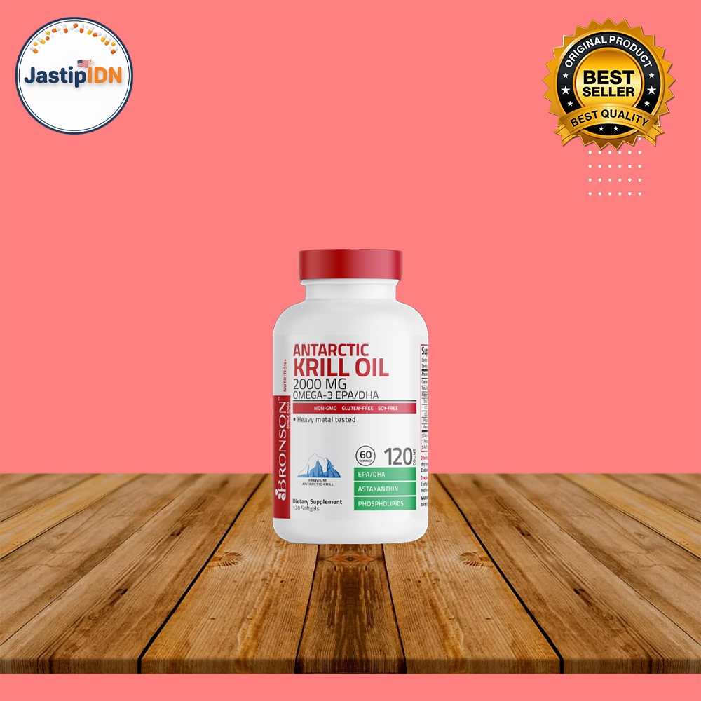 Bronson Krill Oil 2000mg Omega-3 EPA DHA Astaxanthin