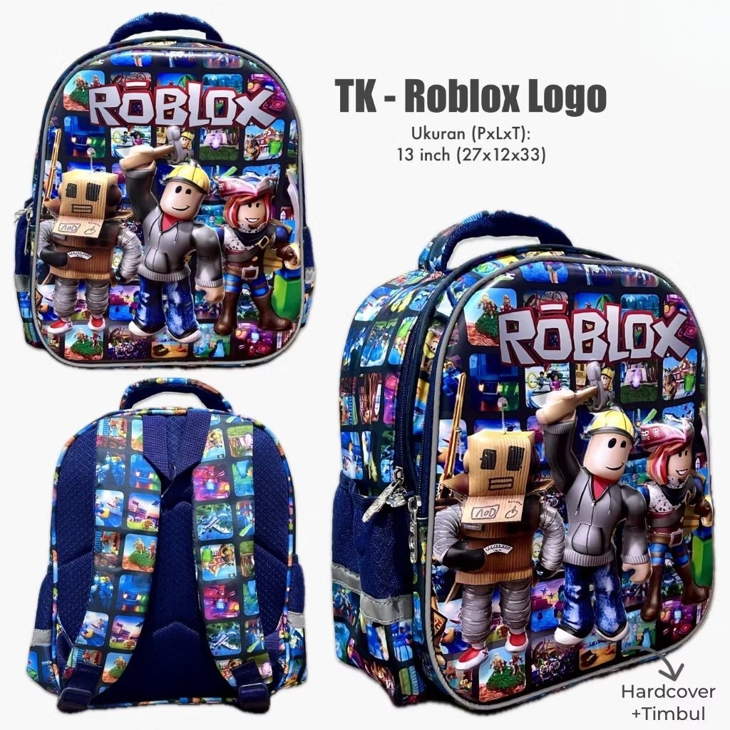 TAS ANAK TK ROBLOK TIMBUL HSD ROBLOX BIRU