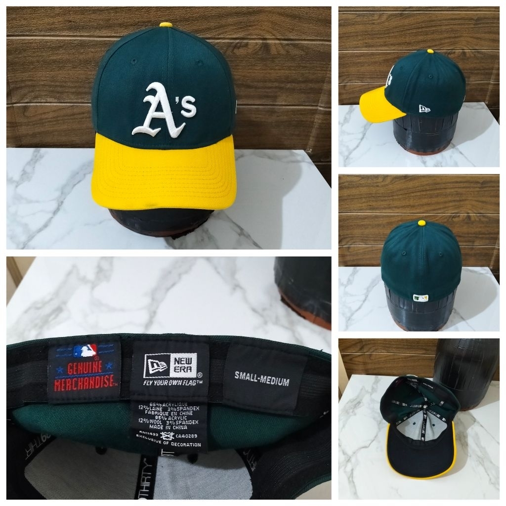 TOPI SECOND CAP FITTED NEW ERA X MLB AS