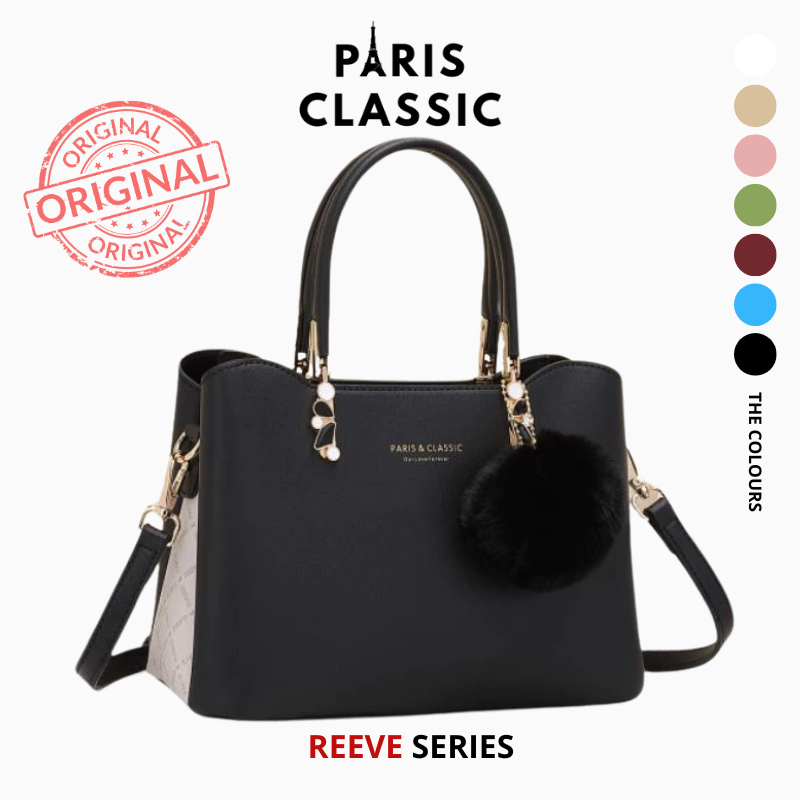 Tas Selempang Kerja Wanita Branded Original Kekinian Import Terbaru Merek Paris & Classic [PC 98984]
