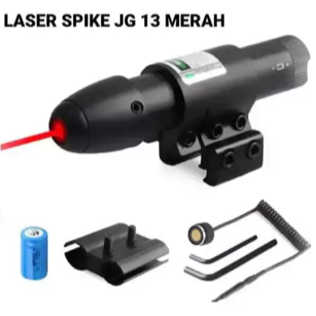 SCOPE SPIKE JG 13 laser spike nyala merah hijau laser jg13 nyala titik merah dan nyala hijau