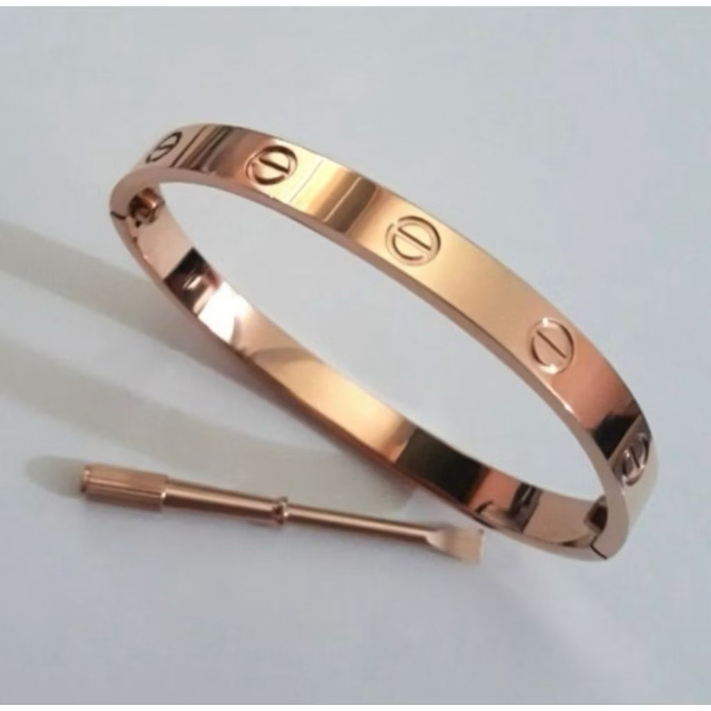 Dream Of Destiny Gelang Tangan Cartier Polos Aksesoris Titanium Wanita
