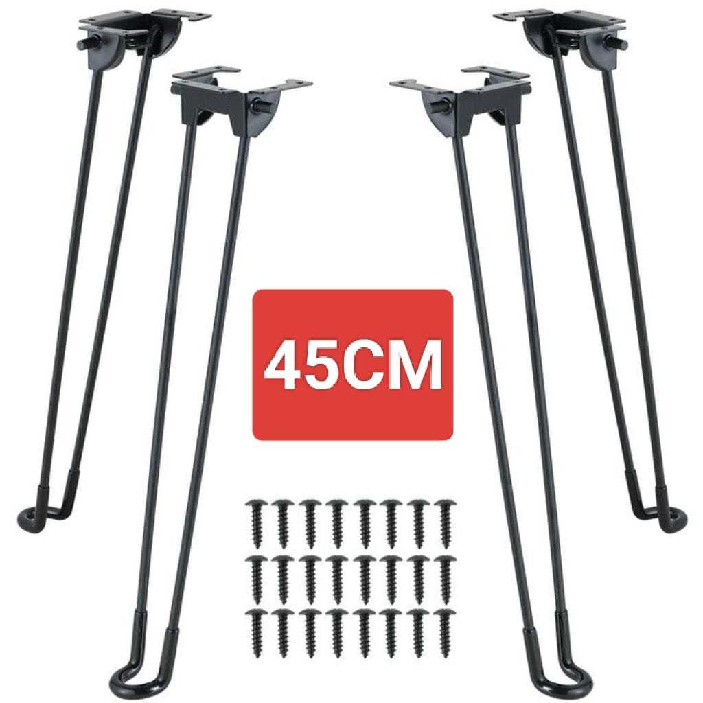 Kaki Meja Lipat 45cm Meja Kopi Konsol Lipat Serbaguna Kaki Meja Portabel Bahan Besi Tebal