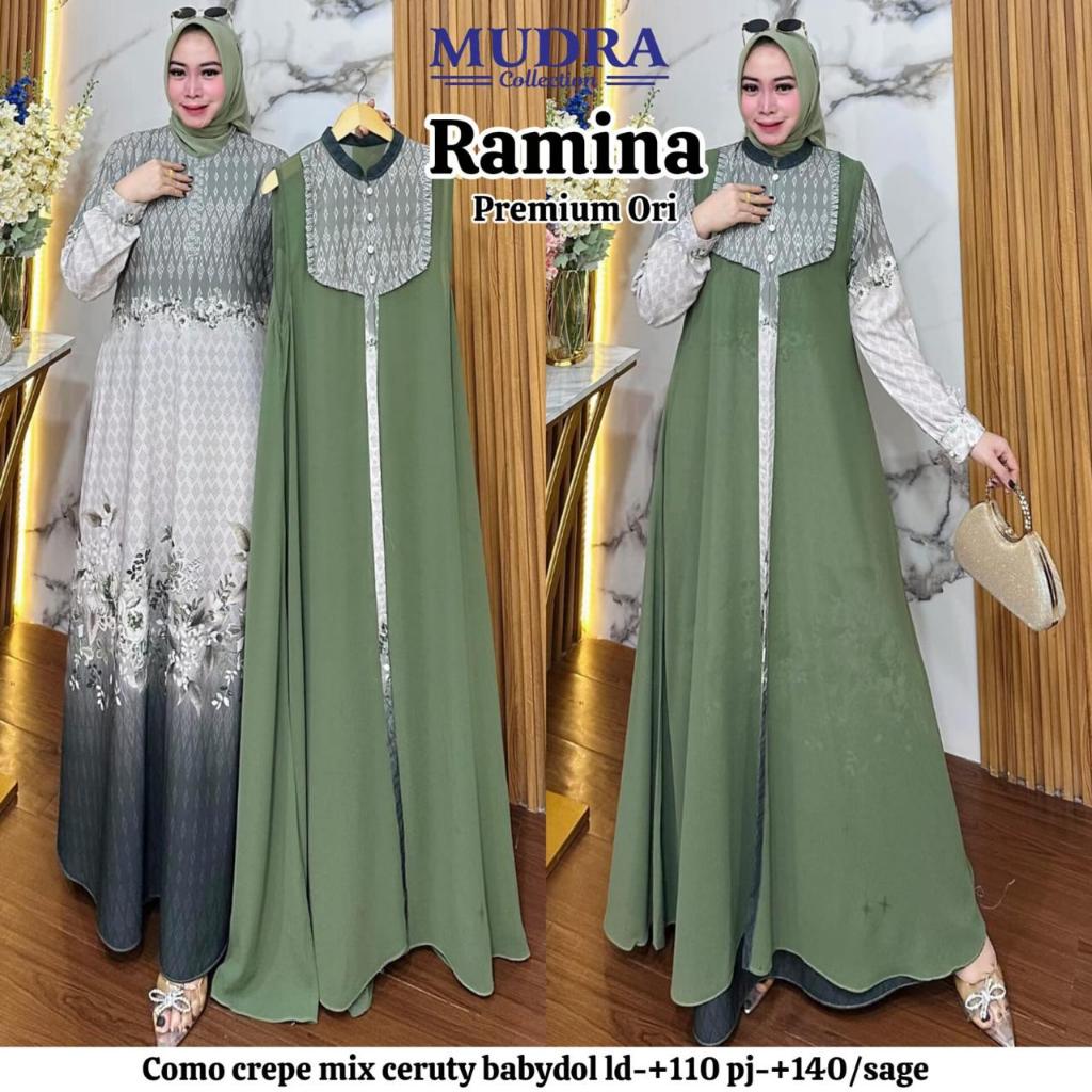 Pakaian Wanita RAMINA DRESS Trend FASHION HQ From MuDRa