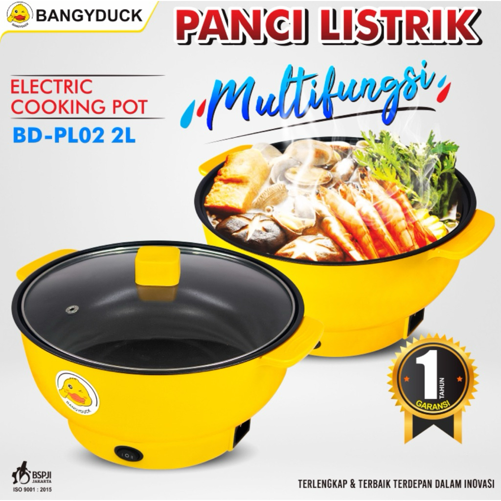Panci Listrik Stainless Multifungsi Low Watt Premium