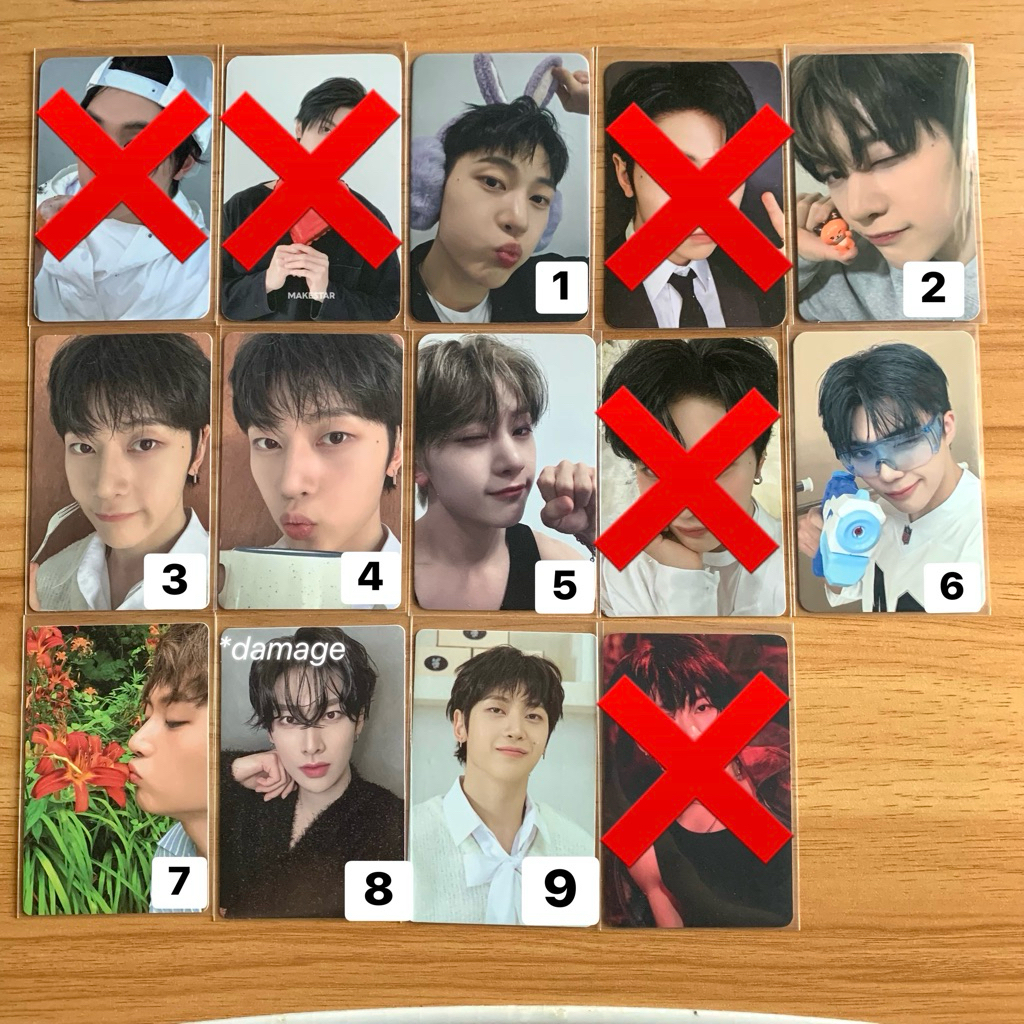 (baca desc) photocard seok matthew park gunwook ricky zerobaseone zb1 pob photocard bene appmus you 