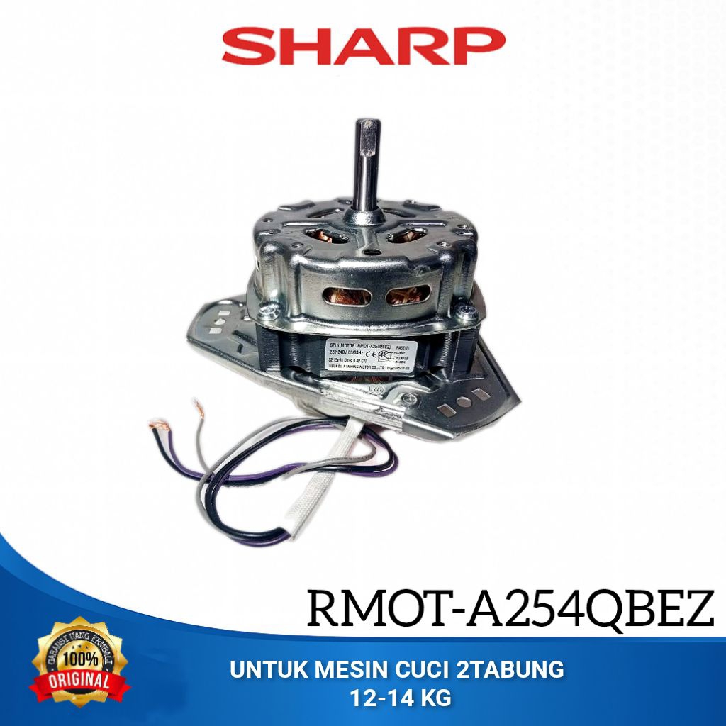 Original dinamo Pengering Mesin Cuci Sharp 2 tabung untuk 12–14 Kg original Sharp