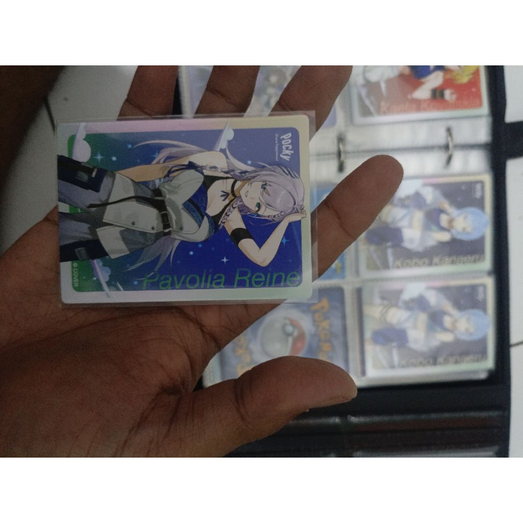 kartu pocky x hololive reine