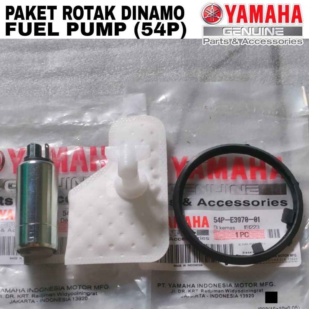DINAMO FUEL PUMP ORIGINAL YAMAHA  kode part  54p untuk motor mio j, soul gt, mio m3, xeon rc,fi, xri