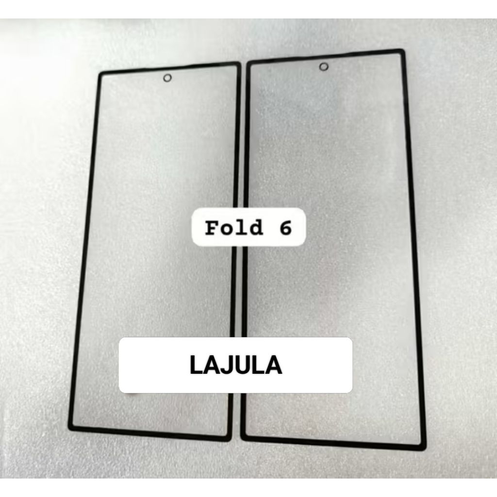kaca lcd kaca depan kaca touchscreen + lem oca Samsung galaxy Z fold 2 / Z fold 3 / Z fold 4 / Z fol